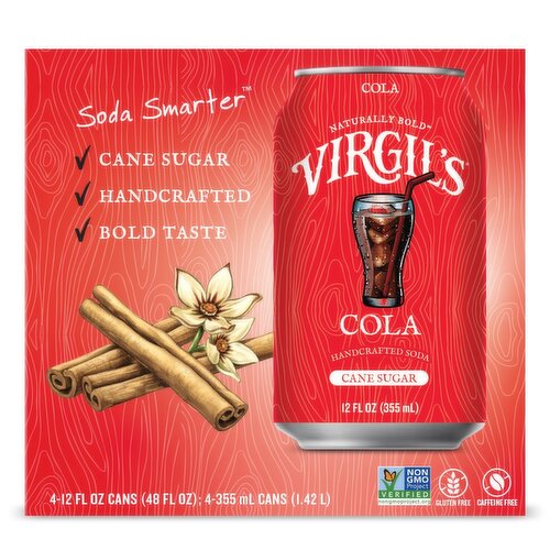 Virgils Cola Can 4 Pk